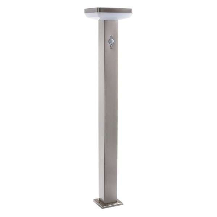 Lampadaire solaire LED pour jardin 4,4 W Aluminium brossé Détecteur de mouvement IP44 Dakar, Sénégal