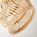 Applique Wild fibre naturelle et métal blanc E14 – Dakar, Sénégal