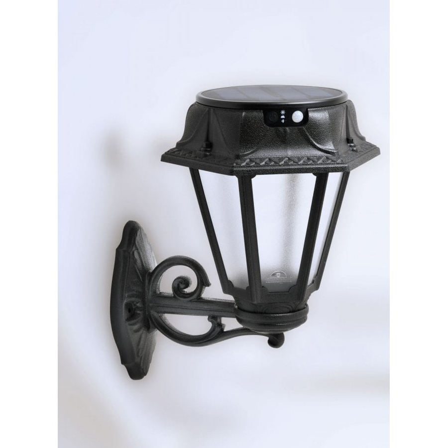 Applique LED Solaire Rosetta Bisso Résine Noire Détecteur de Mouvement IP55 Dakar, Sénégal