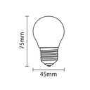 Ampoule LED G45 E27 6W Lumière Blanche Naturelle