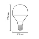 Ampoule LED P45 E14 6W Lumière Jaune