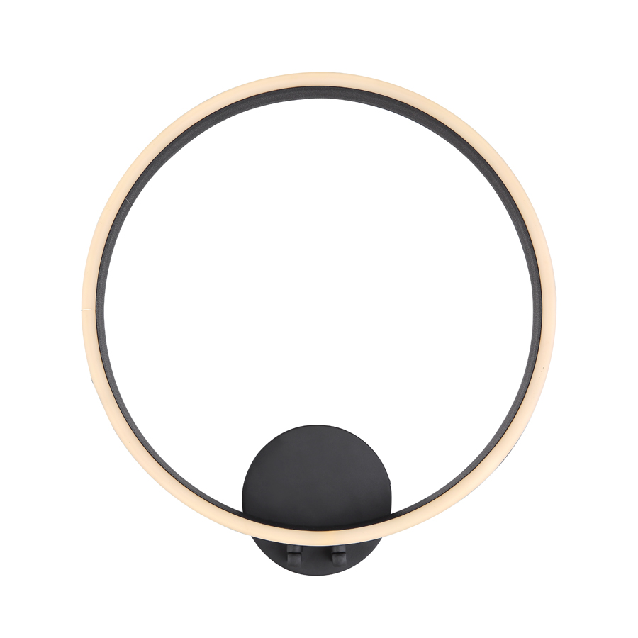 VICTORIA - Applique / Plafonnier LED 40W en métal noir Lumière Blanche Naturelle H85