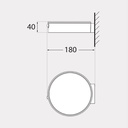Applique LED Solaire Fortunato Détecteur de Mouvement 280 lm Résine Noire Protection IP55 Dakar, Sénégal