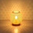 MIRENA - Lampe à poser en bambou naturel H27
