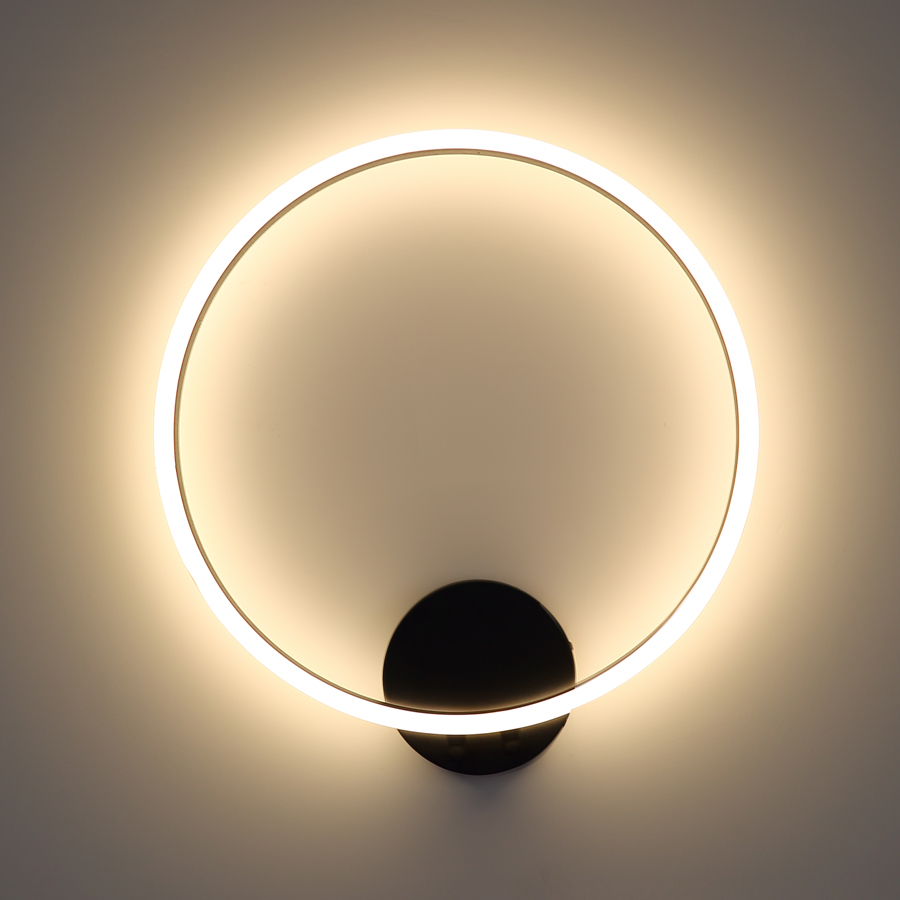 VICTORIA - Applique / Plafonnier LED 40W en métal noir Lumière Blanche Naturelle H85