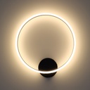 VICTORIA - Applique / Plafonnier LED 40W en métal noir Lumière Blanche Naturelle H85