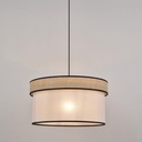 Suspension design en coton et raphia naturel pour une décoration d'intérieur élégante - Dakar, Sénégal. Image 2 : Suspensio