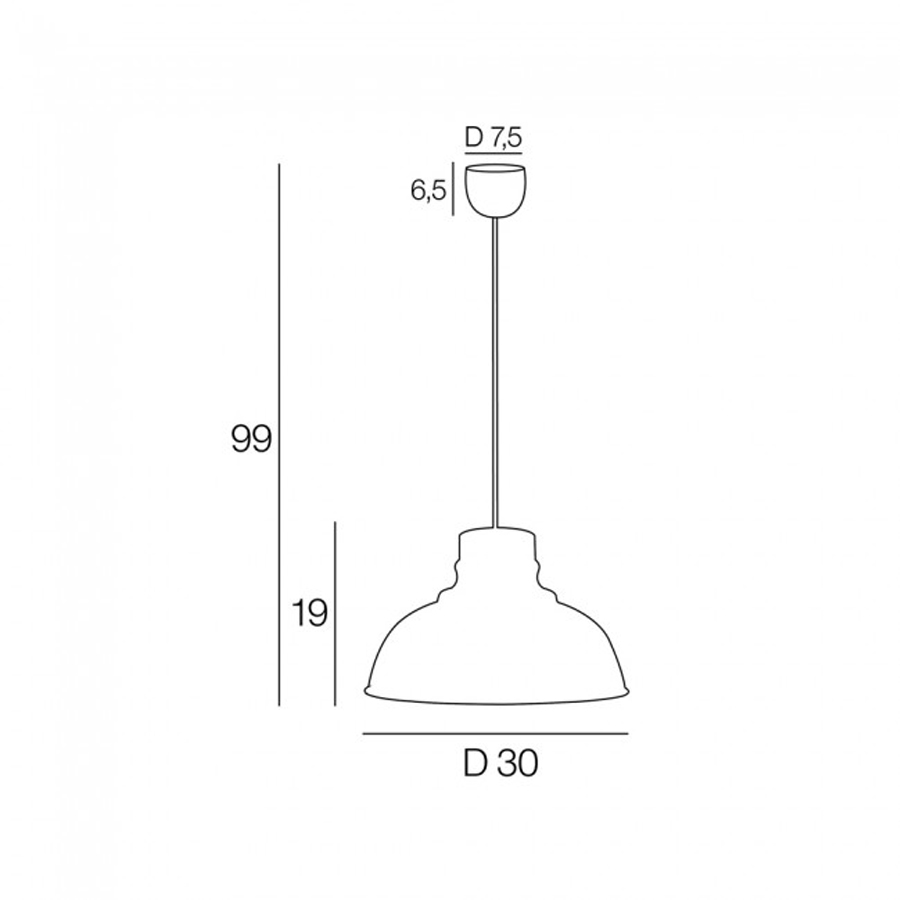 Schéma technique de la suspension CANTEEN indiquant les dimensions et les détails du design - Dakar, Sénégal.