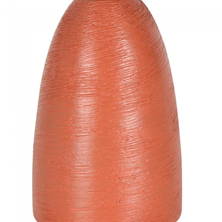 GAÏA - Lampe à poser en céramique terracotta et lin H28cm