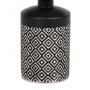 MEKNES - Lampe à poser en céramique noir/blanc H28