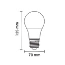 Ampoule LED A70 E27 18W Plastique Lumière Blanche Naturelle