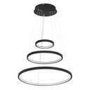 Lustre LED 57W ralph en métal noir Lumière Jaune Dakar, Sénégal