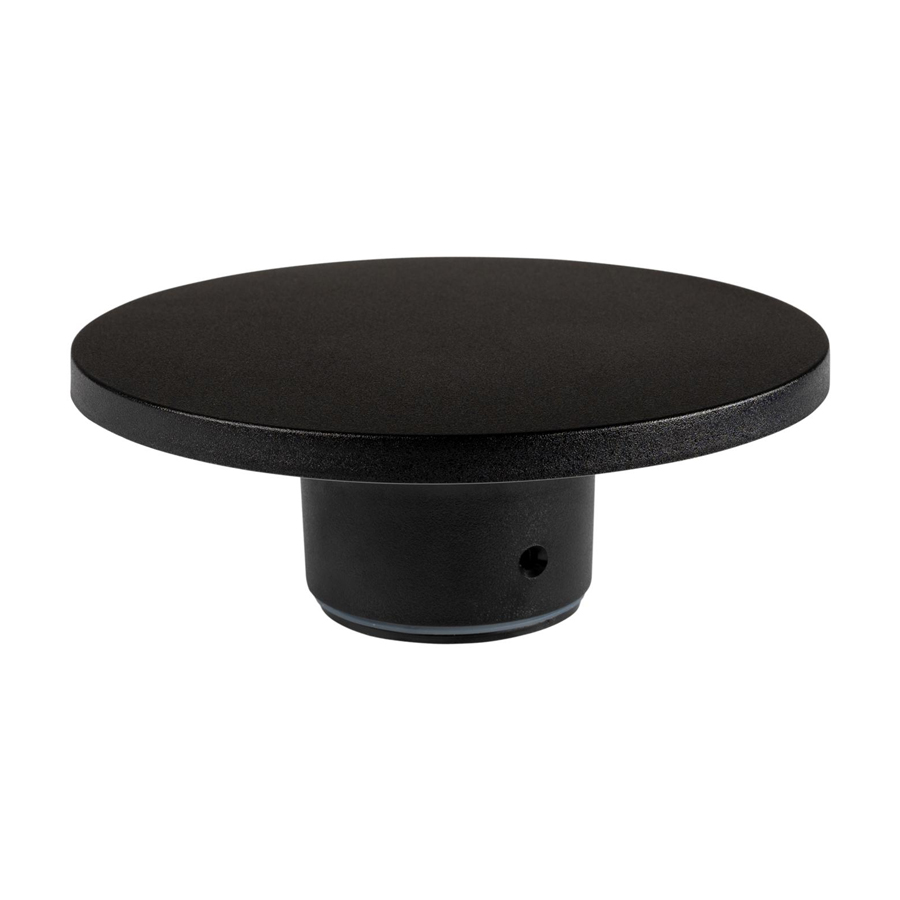 Applique Murale Ronde LED 12W Plastique Noir Lumière Jaune Chaude IP65 Dakar, Sénégal