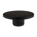Applique Murale Ronde LED 12W Plastique Noir Lumière Jaune Chaude IP65 Dakar, Sénégal