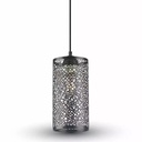 CANOPY - Suspension avec auvent en métal noir mat Ø13