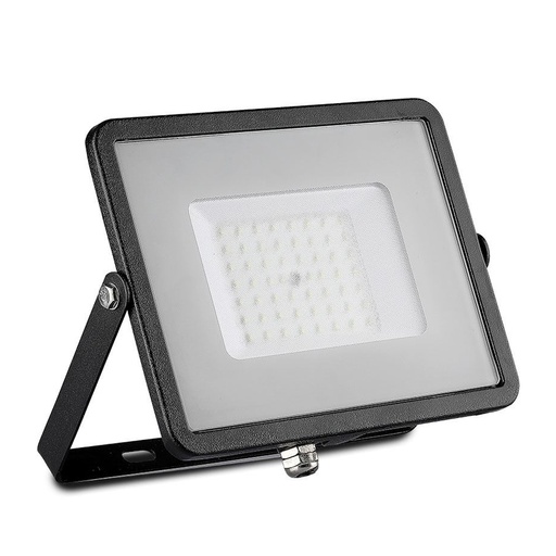 Projecteur LED 50W SMD Noir Lumière Jaune étanche IP65