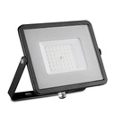 Projecteur LED 50W SMD Noir Lumière Jaune étanche IP65