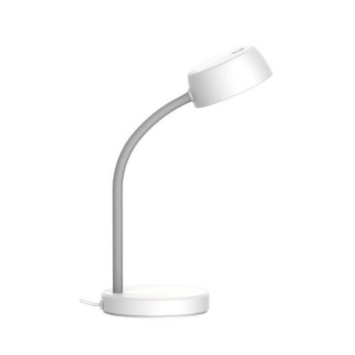 TWILL - Lampe à poser LED 5,5W blanc / gris Lumière Jaune
