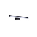 Applique murale Led Asten SDB noir 8W Lumière Blanche Naturelle étanche