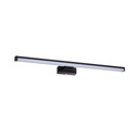 Applique murale Led Asten SDB noir 12W Lumière Blanche Naturelle étanche