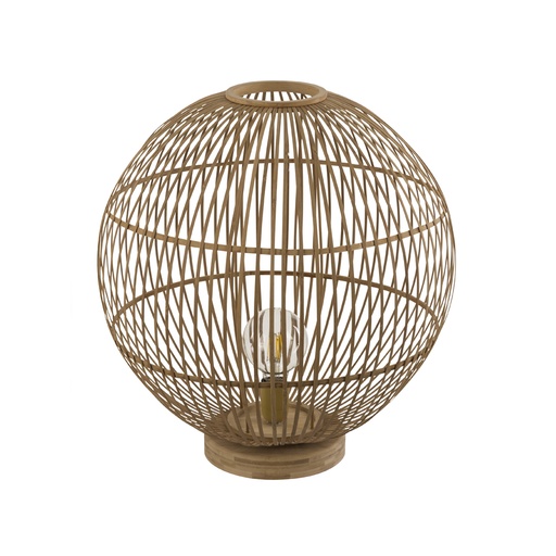 HILDEGARD - Lampe à poser en bambou naturel