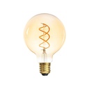 Ampoule décorative LED G95 ambrée E27 5W Lumière Jaune