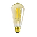 Ampoule décorative LED filament ambrée E27 7W Lumière Jaune