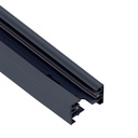 Piste de profil 1M en aluminium noir