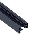 Piste de profil 2M en aluminium noir