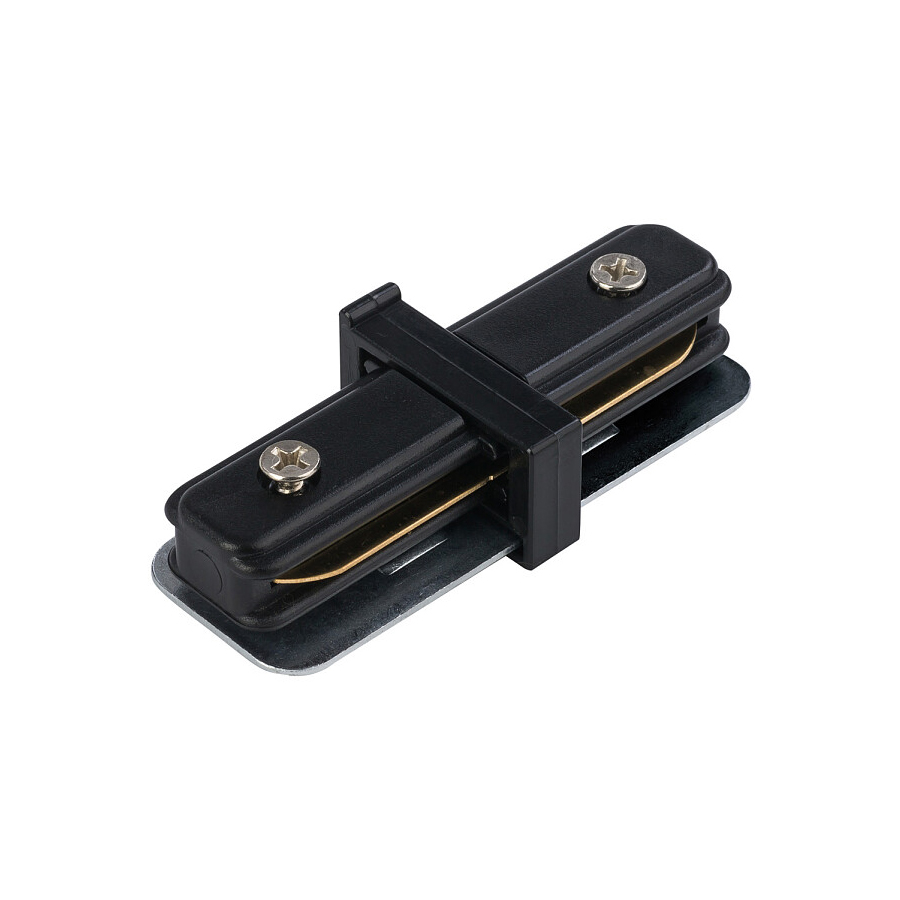 Connecteur droit noir pour profil