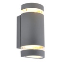 Applique Gunni en fonte d’aluminium gris anthracite étanche