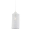 Suspension Canopy avec auvent en métal blanc mat