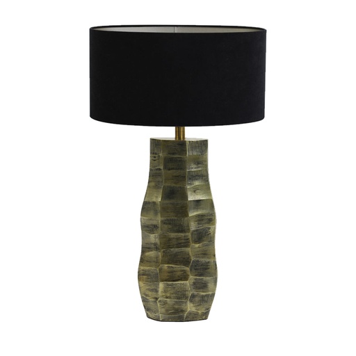 Lampe à poser Gwendo en métal bronze antique