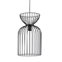 Suspension Lazar en métal noir mat