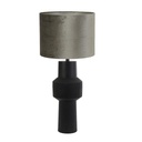 [LLV8300258] BRISKA - Lampe à poser en métal noir mat H49,5 cm