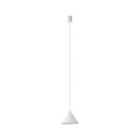 Suspension zenith en filaire acier blanc