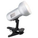 [GLO5497CV] BASIC - Spot à pince en métal argenté et plastique noir