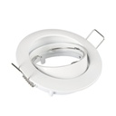 Spot encastré GU10 Rotatif Rond Blanc Ø8