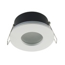 Spot encastré GU10 Rond Blanc étanche IP65 Ø8 avec Douille