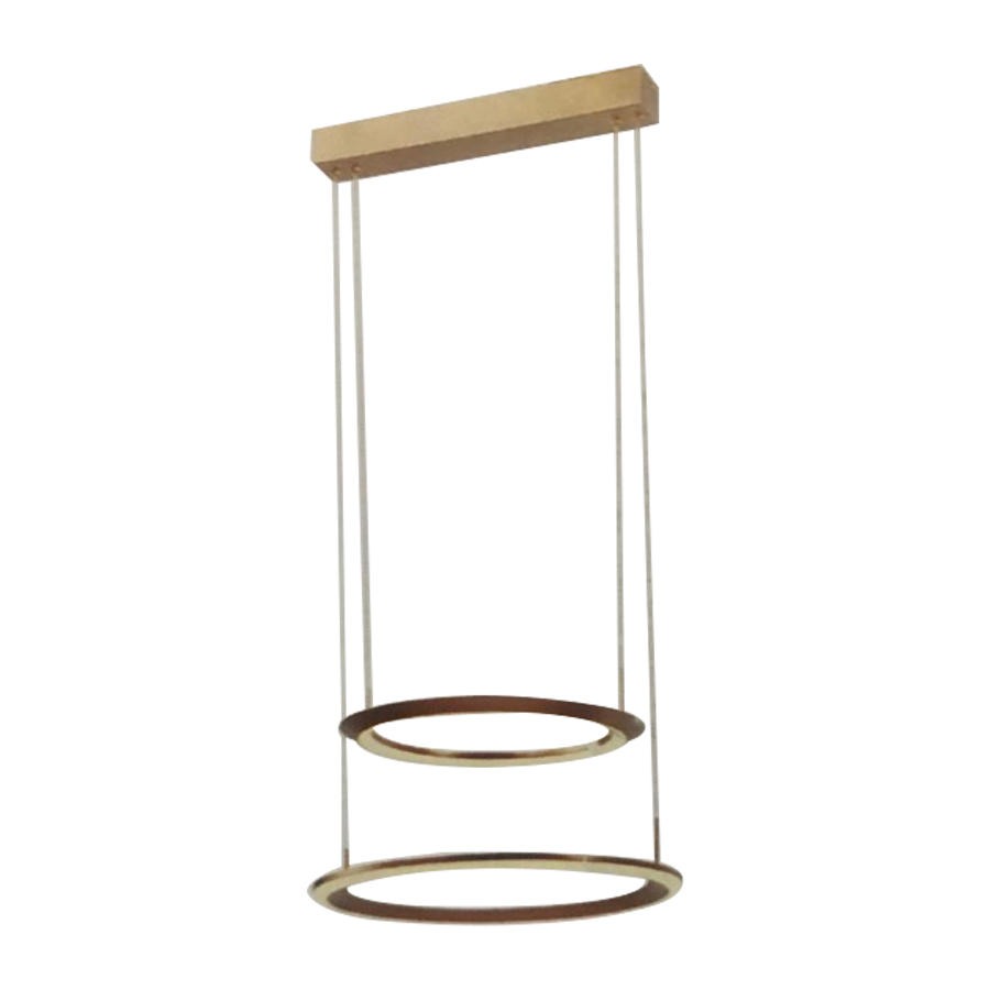 Lustre banaya LED 36W laiton antique sablé dimmable