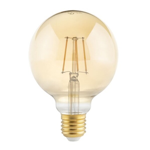 Ampoule Led Filament G95 E27 4W Lumière Jaune