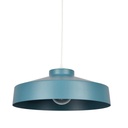 Suspension Archi en métal bleu pétrole