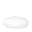 Suspension Ayaki en boule japonaise en papier blanc