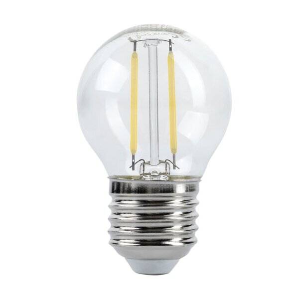 Ampoule LED Filament E27 G45 4W Lumière Jaune