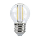 Ampoule LED Filament E27 G45 4W Lumière Jaune