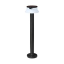 Borne solaire led Santina avec capteur en résine noir étanche