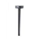 Borne solaire led Fiorina noir avec capteur