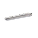 Réglette étanche IP65 pour tube LED T8 G13 60cm gris