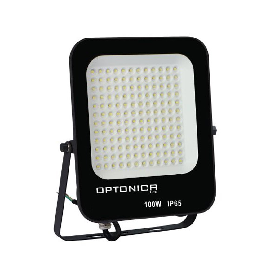 Projecteur LED 100W SMD Noir lumière blanche Naturelle étanche IP65