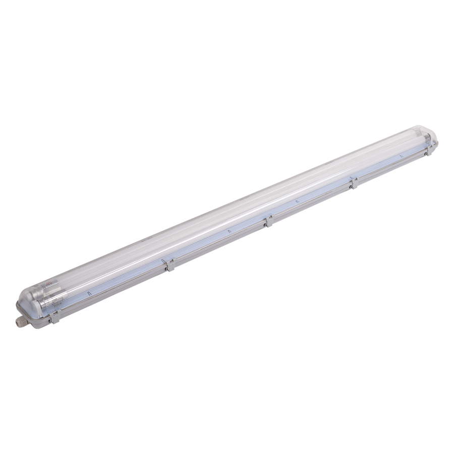 Réglette LED étanche IP65 2x18W 120cm Lumière blanche Froide